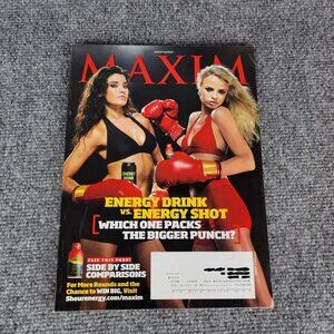 Maxim Magazine August 2009 #140 Energy Drink Vs Energy Shot Joanna Krupa‎ Cover